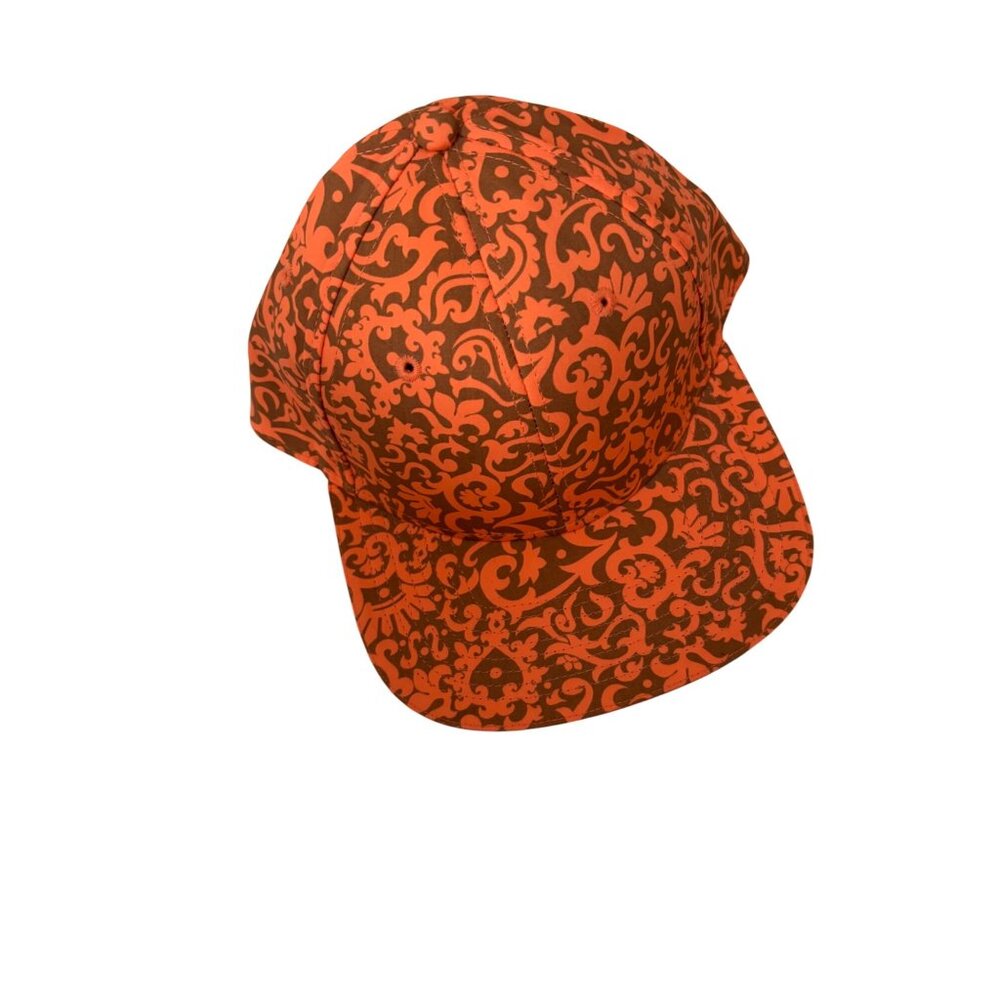 Marc By Marc Jacobs Orange Multi Patterned Cap O/S